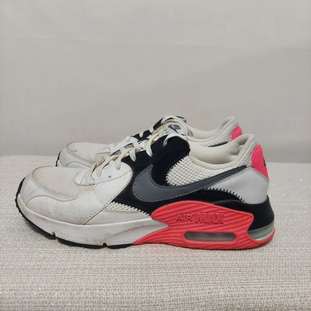 Nike Air Max‎ Excee White Pink Athletic Sneakers CD5432-100 Women 11/Men 9.5